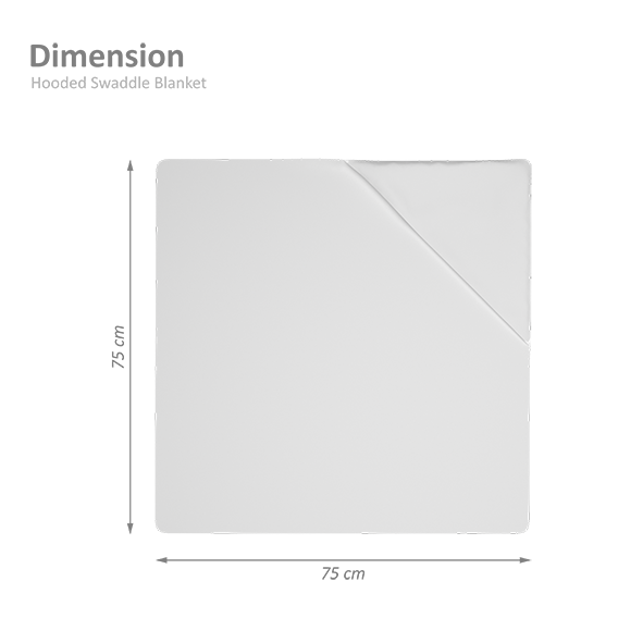 پتو دورپیچ کلاه دار Teddy Bear